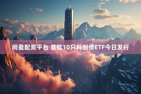 尚盈配资平台 首批10只科创债ETF今日发行