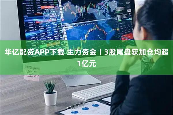 华亿配资APP下载 主力资金丨3股尾盘获加仓均超1亿元